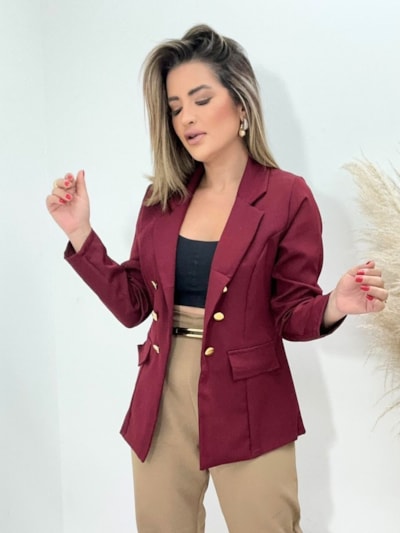 BLAZER ALFAIATARIA BOTÕES MICHELE