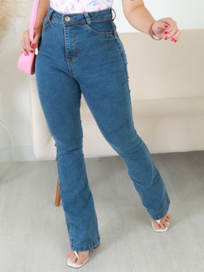 CALÇA JEANS FLARE ESTEFÂNIA