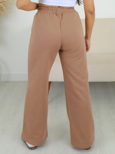 CALÇA MOLETOM PANTALONA FLANELADA LUCIA