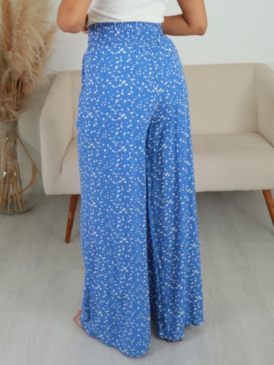 CALÇA PANTALONA ESTAMPADA LUZETE