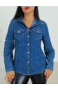 CAMISA JEANS MANGA LONGA SUELENE