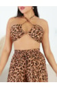 CROPPED ALCINHA ANIMAL PRINT MARIA INES