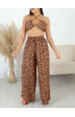 CROPPED ALCINHA ANIMAL PRINT MARIA INES