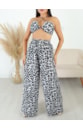 CROPPED ALCINHA  ANIMAL PRINT MARIA STELA