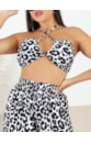 CROPPED ALCINHA  ANIMAL PRINT MARIA STELA