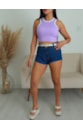 CROPPED REGATA CANELADO BICOLOR JENNY