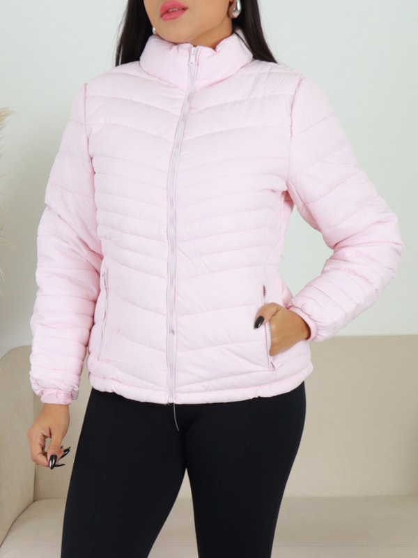 JAQUETA PUFFER TACTEL PEROLA