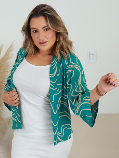 KIMONO ESTAMPADO DOMÊNICA