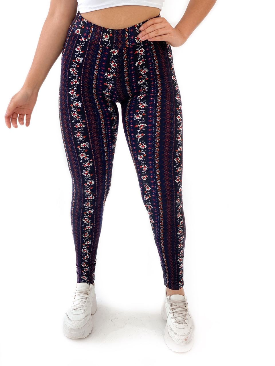 calça legging floral