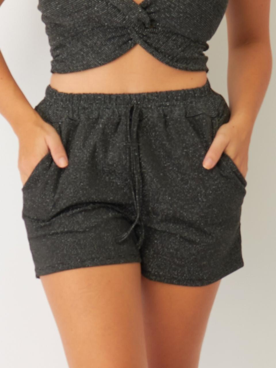 short de lurex