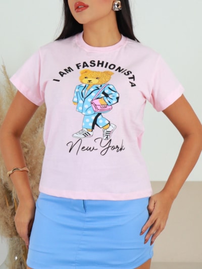 T-SHIRT ESTAMPADA DAIANNA