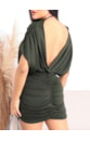 VESTIDO CURTO DRAPEADO SHAIENE