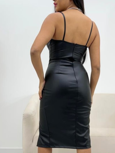 VESTIDO MIDI COURINO VANDERLEIA