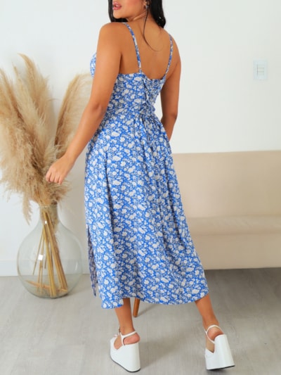 VESTIDO MIDI ESTAMPADO ALIANA