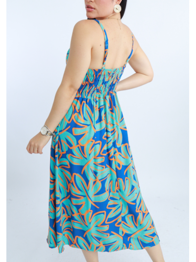 VESTIDO MIDI ESTAMPADO ANASTACIA